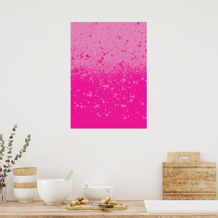 Roze minimalisme poster