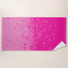 Roze minimalisme strandlaken