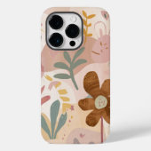 Roze minimalist Case-Mate iPhone case (Achterkant)