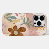 Roze minimalist Case-Mate iPhone case (Achterkant (horizontaal))