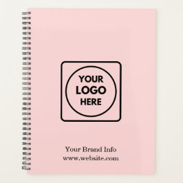 Roze Minimalistisch | Aangepast Modern Zakelijk Lo Planner