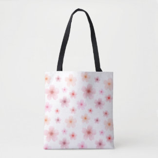 Roze Minimalistische Bloem Tas