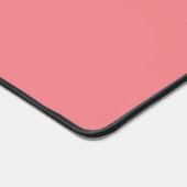 Roze minimalistische bureaumat cadeau (Hoek)