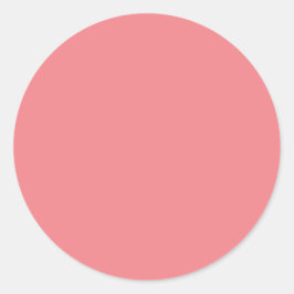 Roze Minimalistische Cirkelstickers Ronde Sticker