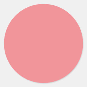 Roze Minimalistische Cirkelstickers Ronde Sticker