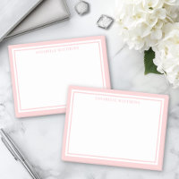 Roze Minimalistische Monogram