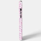 Roze minimalistische patroonharten Valentijnsdag Case-Mate iPhone Case (Achterkant / Links)