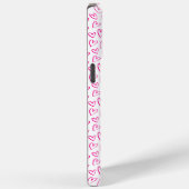Roze minimalistische patroonharten Valentijnsdag Case-Mate iPhone Case (Achterkant / Rechts)