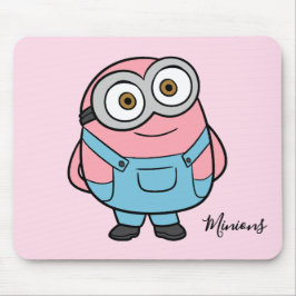 Roze Minion Cartoon Fanart Muismat