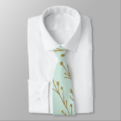Roze Mint Abstract Trendy Collectie Stropdas (Gebonden)
