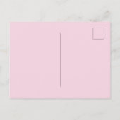 Roze Mint Bloemige Ranunculus   Briefkaart (Achterkant)