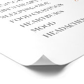 Roze Mint en Peach Pumpkin Old Wives Tales Poster (Hoek)