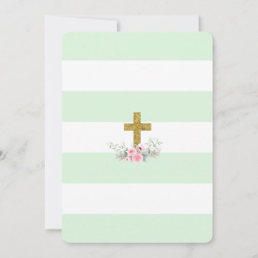 Roze, Mint & Gold Communitation Kaart (Achterkant)