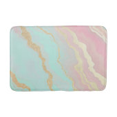 Roze Mint Goud Luxe Populaire Collectie Badmat (Voorkant)
