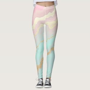 Roze Mint Goud Luxe Populaire Collectie Leggings