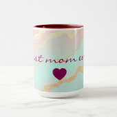 Roze Mint Goud Luxe Populaire Collectie Mok (Midden)