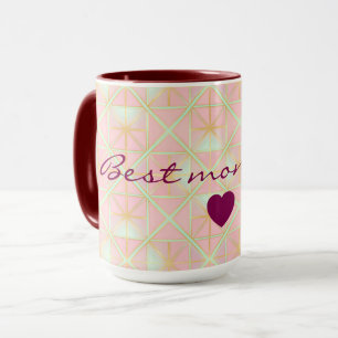 Roze Mint Goud Luxe Trendy Collectie Mok