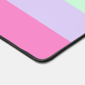 Roze Mint Groene Paarse Strepen Patroonnaam Bureaumat (Hoek)