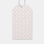 Roze/Mint Kerstcadeautag Cadeaulabel (Achterkant)