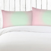 Roze Mint Ombre Gradient Aura Kussensloop