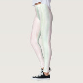 Roze Mint Strepen Leggings (Links)