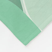 Roze Mintgroen Smeltende Drip Patroon Abstract Fleece Deken (Hoek)