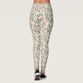 Roze Mintgroene Vlinder Leggings (Achterkant)