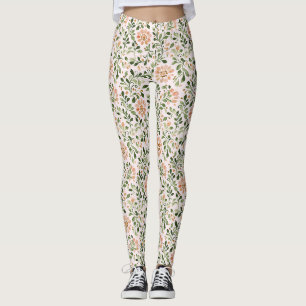 Roze Mintgroene Vlinder Leggings