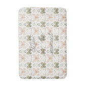 Roze Mintgroene Vlinders  Badmat (Voorkant Verticaal)