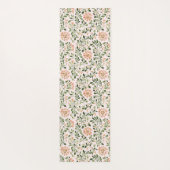 Roze Mintgroene Vlinders  Yogamat (Achterkant)
