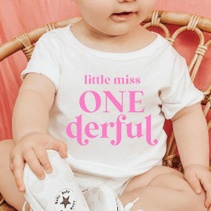 Roze Miss ONEderful 1st Eerste verjaardag