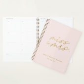 Roze Miss to Mrs. Persoonlijke Bruiloft Planner (Display)