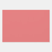 Roze Mistletoe Gift Wrap Flat Sheet Set van 3 Inpakpapier Vel (Voorkant 2)