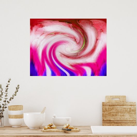 Roze mix poster (Keuken)