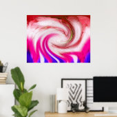 Roze mix poster (Thuiskantoor)