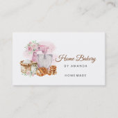 Roze Mixer Zuurdesembrood Bakkerij Visitekaartje (Voorkant)