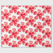 Roze MOD Daisy Bloem Lente Zomer Tuin Bruiloft Cadeaupapier (Vlak)