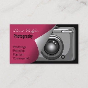 roze Mod Fotografie, camera Visitekaartje