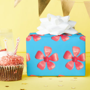 Roze MOD Madeliefje Bloem Lente Zomer Tuin Bruilof Cadeaupapier