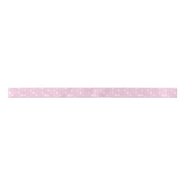 Roze Mod Polka Dot Baby shower Satijnen Lint