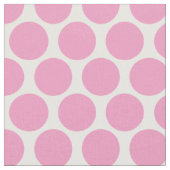 Roze Mod Stippen Stof (Close Up)