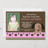 Roze modder *FOTO* Birthday 5x7 Kaart (Voorkant)