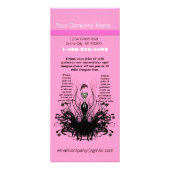 Roze Mode Diva Rack Kaart (Voorkant)