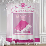 Roze Mode Dream Gown Garderobe Quinceanera Party Wandkleed<br><div class="desc">Stap in een wereld van roze perfectie en maak je klaar om te verblinden met onze Quinceañera feestviering wandtapijt. Onze mode droomjurk Quinceañera ontwerp is de belichaming van elegantie, stijl en mode, ontworpen om u te laten voelen als een echte prinses op uw speciale dag. Het ontwerp is voorzien van...</div>