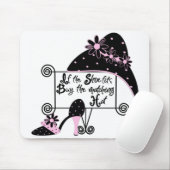 Roze Mode Mousepad Muismat (Met muis)