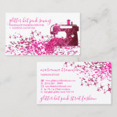 Roze Mode-opmaaklijst voor tapijten Visitekaartje (Voorkant / Achterkant)