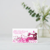 Roze Mode-opmaaklijst voor tapijten Visitekaartje (Staand voorkant)