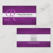 Roze mode stylist naadloze kleermaker visitekaartje (Voorkant / Achterkant)