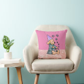 Roze Modern Birth Baby voor kinderen Kussen (Stoel)