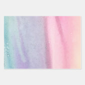 Roze Modern Birthday Inpakpapier Vel (Voorkant 2)